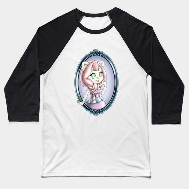 Polar Bear Girl Baseball T-Shirt by treasured-gift